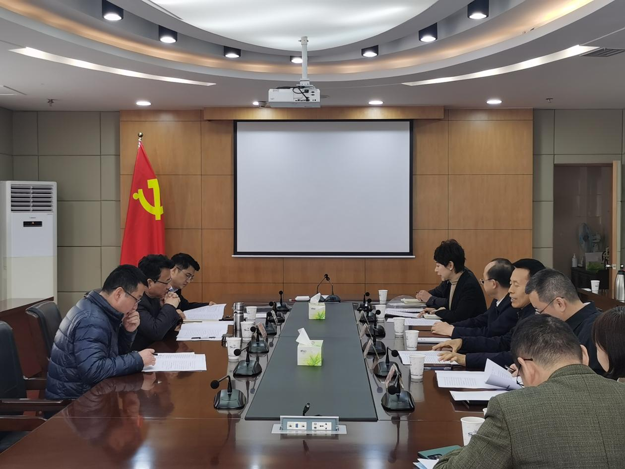 王曙光校长向科技厅报告BIM平台建设工作